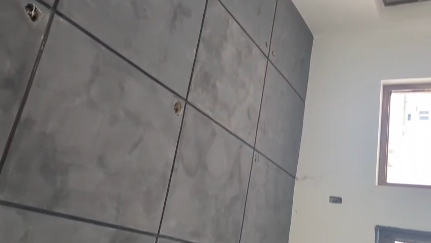 Kolor Canvas Lime Wash Paint - Concrete Granite finish applied at Hyderabad, India in gray color - View 1