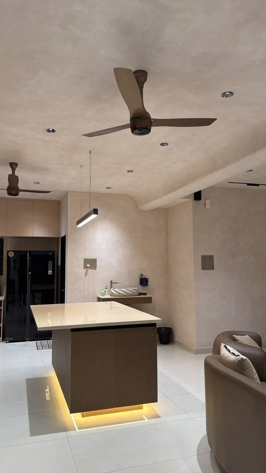 walnut brown limewash paint preview 22